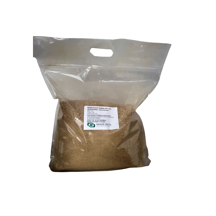 Pełnotłuste Ziarło Soji (Soja Ekstrudowana) 5 kg - Market-Rolniczy.pl