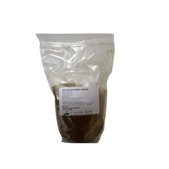 Biała Mączka Rybna 1 kg | Najwyższej Jakości Mączka Rybna z Szkocji