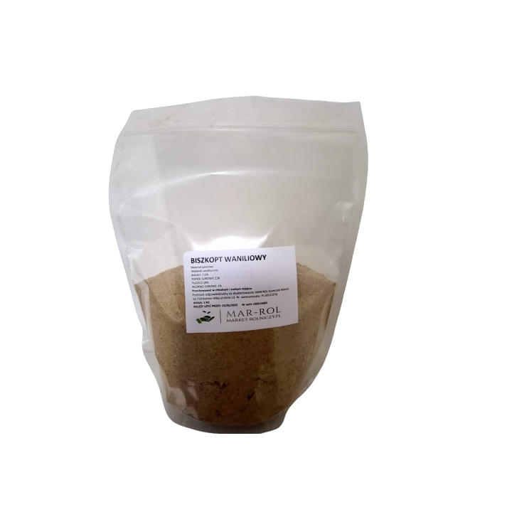 Biszkopt Waniliowy 1kg - Wysokoenergetyczny Dodatek do Zanęt i Przynęt