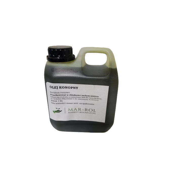 Olej Konopny 1L - Naturalne źródło Omega-3, Omega-6, Omega-9