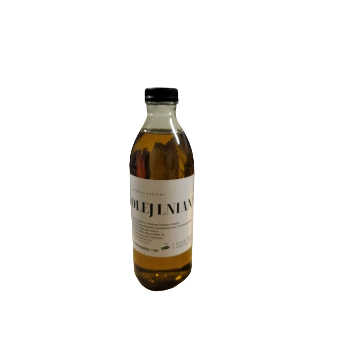 Olej Lniany 1 litr - Naturalne Źródło Omega-3 | Market-Rolniczy.pl