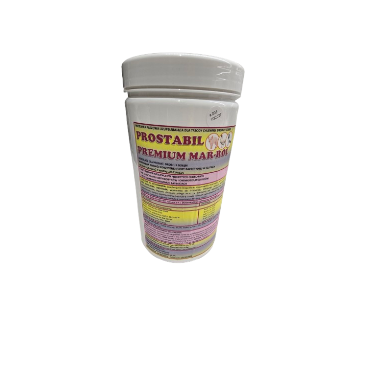 PROSTABIL PREMIUM MAR‑ROL – probiotyk dla trzody, drobiu i gołębi wspierający jelita 1 kg.