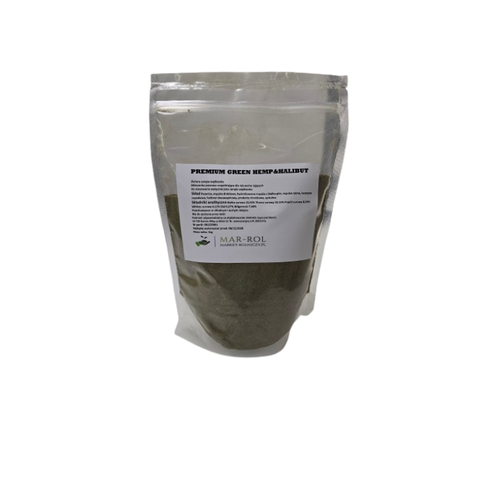 Premium Green Hemp & Halibut 1 kg