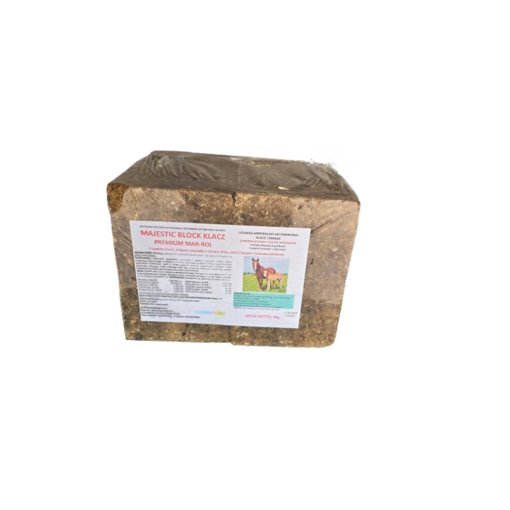 MAJESTIC BLOCK KLACZ PREMIUM MAR-ROL – lizawka mineralno-witaminowa dla klaczy i źrebiąt