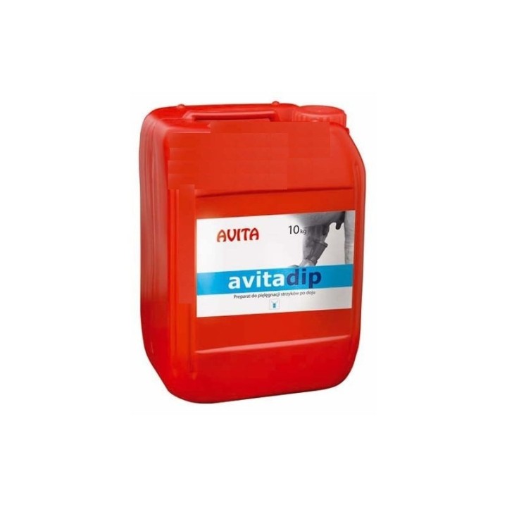 AVITADIP 10 kg – preparat do poudojowej higieny strzyków na bazie chlorheksydyny